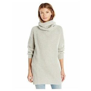 Rails wool/cashmere gray cowl sweater small